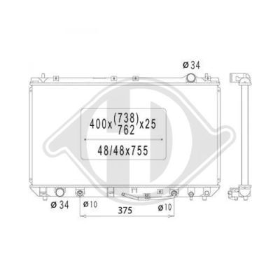 DIEDERICHS Radiators, Motora dzesēšanas sistēma DCM3196