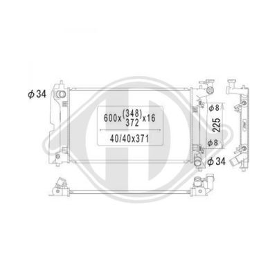 DIEDERICHS Radiators, Motora dzesēšanas sistēma DCM3247