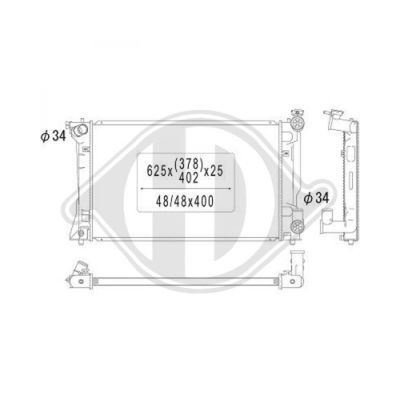 DIEDERICHS Radiators, Motora dzesēšanas sistēma DCM3254