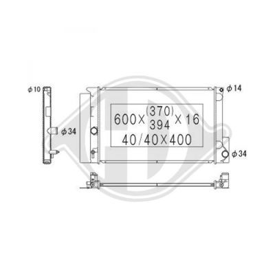 DIEDERICHS Radiators, Motora dzesēšanas sistēma DCM3284