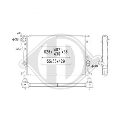 DIEDERICHS Radiators, Motora dzesēšanas sistēma DCM3286