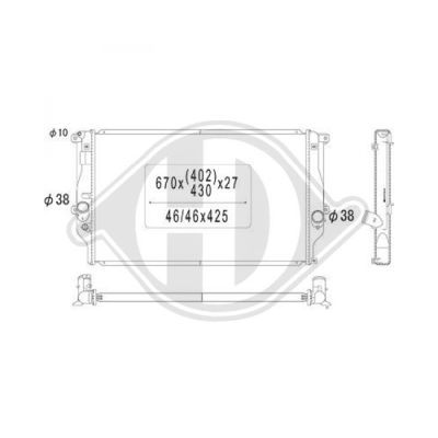 DIEDERICHS Radiators, Motora dzesēšanas sistēma DCM3288