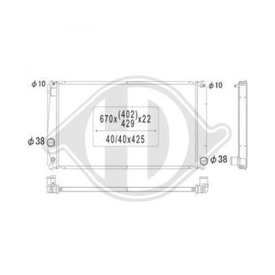 DIEDERICHS Radiators, Motora dzesēšanas sistēma DCM3291