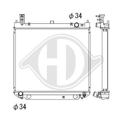 DIEDERICHS Radiators, Motora dzesēšanas sistēma DCM3317