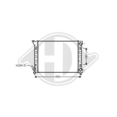 DIEDERICHS Radiators, Motora dzesēšanas sistēma DCM3389