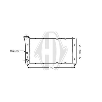 DIEDERICHS Radiators, Motora dzesēšanas sistēma DCM3398