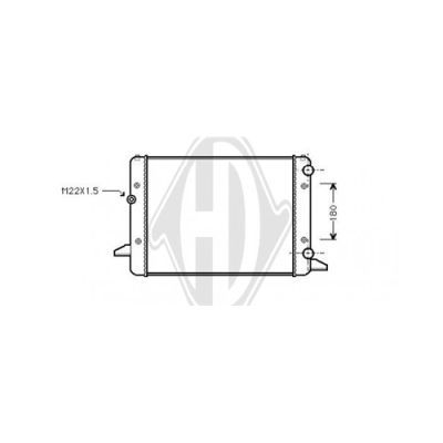 DIEDERICHS Radiators, Motora dzesēšanas sistēma DCM3414