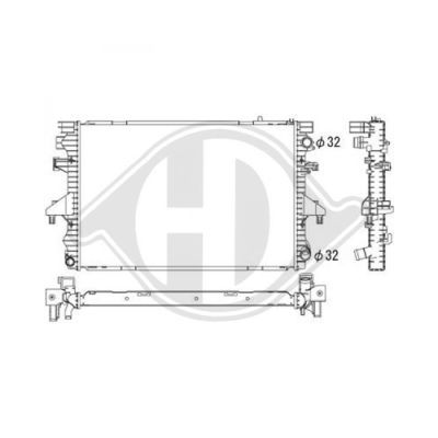 DIEDERICHS Radiators, Motora dzesēšanas sistēma DCM3450