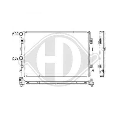 DIEDERICHS Radiators, Motora dzesēšanas sistēma DCM3475