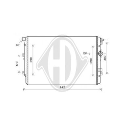 DIEDERICHS Radiators, Motora dzesēšanas sistēma DCM3478