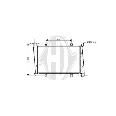 DIEDERICHS Radiators, Motora dzesēšanas sistēma DCM3510