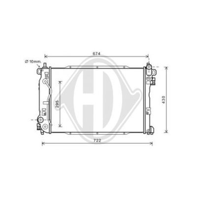 DIEDERICHS Radiators, Motora dzesēšanas sistēma DCM3629