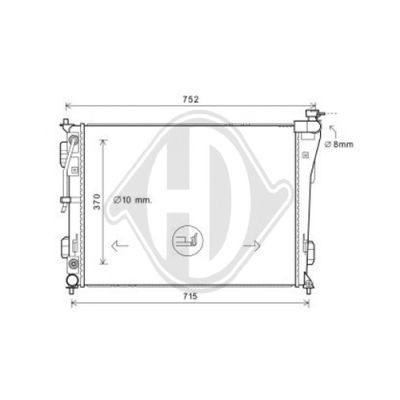 DIEDERICHS Radiators, Motora dzesēšanas sistēma DCM3743