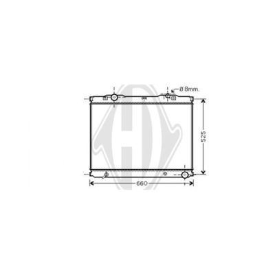 DIEDERICHS Radiators, Motora dzesēšanas sistēma DCM3767