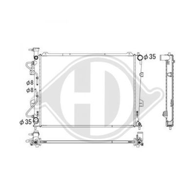 DIEDERICHS Radiators, Motora dzesēšanas sistēma DCM3793