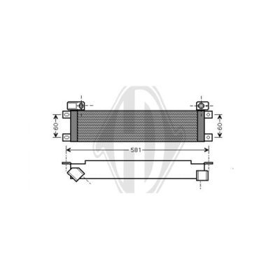 DIEDERICHS Eļļas radiators, Motoreļļa DCO1060