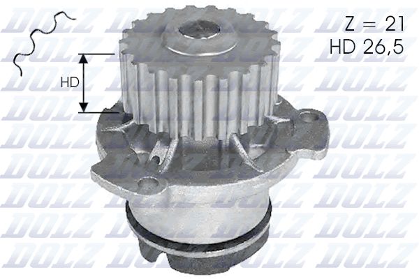 DOLZ Водяной насос L124