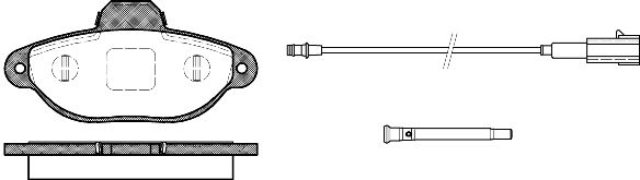 DR!VE+ Комплект тормозных колодок, дисковый тормоз DP1010.10.0173