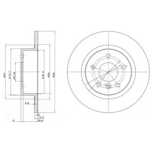 DR!VE+ Тормозной диск DP1010.11.0088