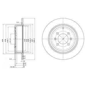 DR!VE+ Тормозной диск DP1010.11.0118