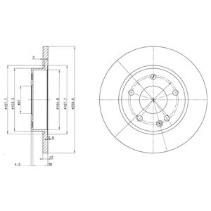 DR!VE+ Тормозной диск DP1010.11.0152