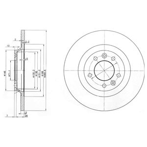 DR!VE+ Тормозной диск DP1010.11.0202