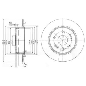 DR!VE+ Тормозной диск DP1010.11.0208