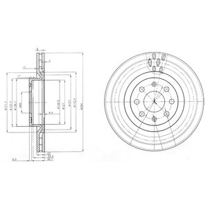 DR!VE+ Тормозной диск DP1010.11.0485