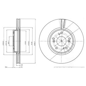 DR!VE+ Тормозной диск DP1010.11.0595