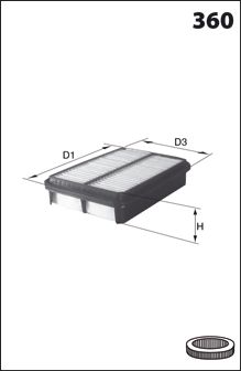 DR!VE+ Gaisa filtrs DP1110.10.0155