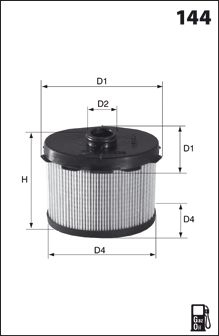 DR!VE+ Degvielas filtrs DP1110.13.0034