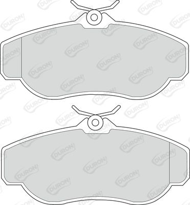 DURON Комплект тормозных колодок, дисковый тормоз DBP200980