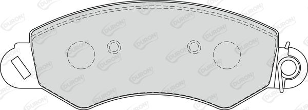 DURON Комплект тормозных колодок, дисковый тормоз DBP201774