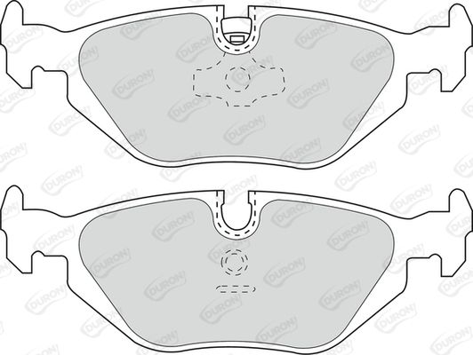 DURON Комплект тормозных колодок, дисковый тормоз DBP210850
