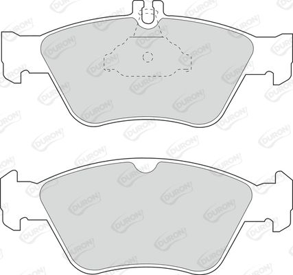 DURON Комплект тормозных колодок, дисковый тормоз DBP221049