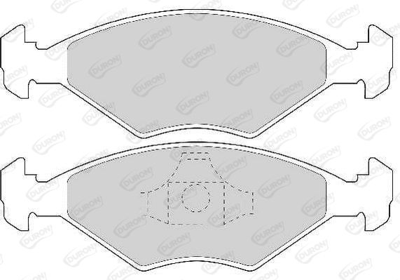 DURON Комплект тормозных колодок, дисковый тормоз DBP230896