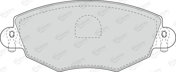 DURON Комплект тормозных колодок, дисковый тормоз DBP241425
