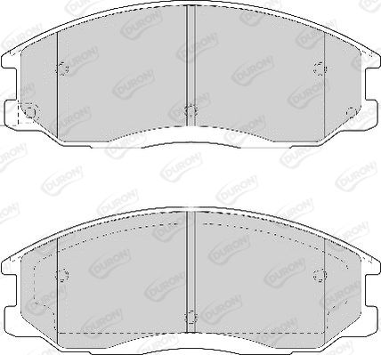 DURON Комплект тормозных колодок, дисковый тормоз DBP271605