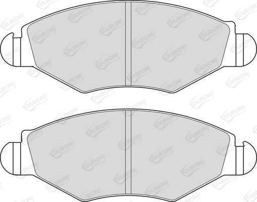 DURON Комплект тормозных колодок, дисковый тормоз DBP341378