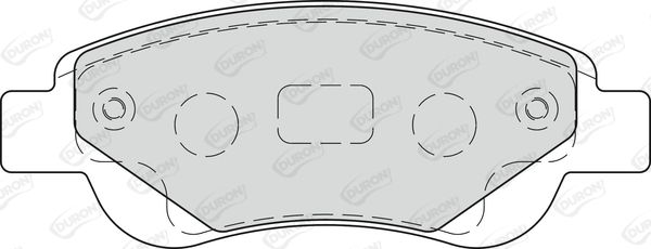 DURON Комплект тормозных колодок, дисковый тормоз DBP341790