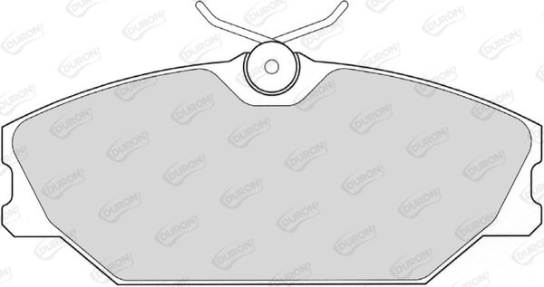DURON Комплект тормозных колодок, дисковый тормоз DBP351420