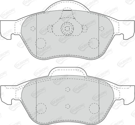 DURON Комплект тормозных колодок, дисковый тормоз DBP351440