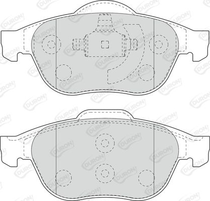 DURON Комплект тормозных колодок, дисковый тормоз DBP351441