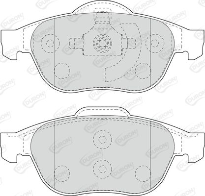 DURON Комплект тормозных колодок, дисковый тормоз DBP351541