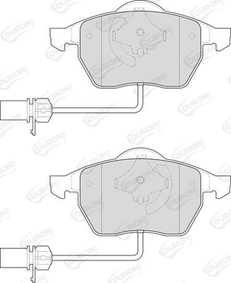DURON Комплект тормозных колодок, дисковый тормоз DBP391323