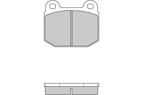 E.T.F. Комплект тормозных колодок, дисковый тормоз 12-0085