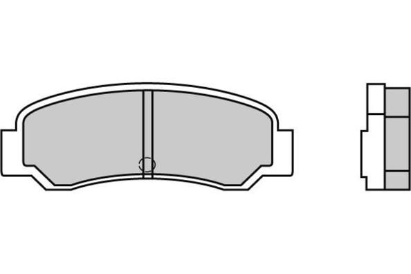 E.T.F. Комплект тормозных колодок, дисковый тормоз 12-0300