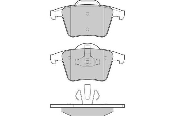 E.T.F. Комплект тормозных колодок, дисковый тормоз 12-1110