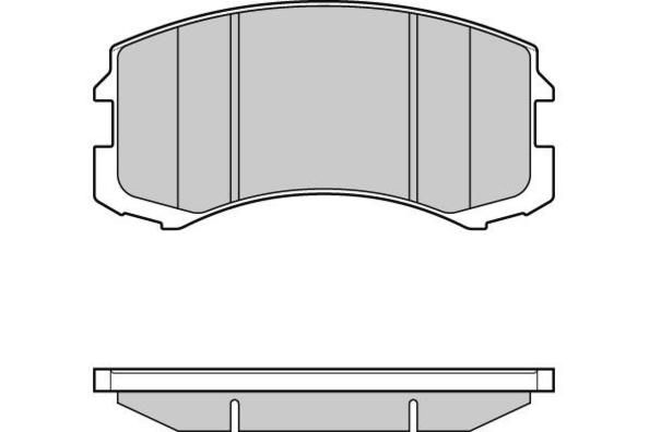 E.T.F. Комплект тормозных колодок, дисковый тормоз 12-1192