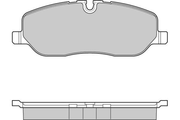 E.T.F. Комплект тормозных колодок, дисковый тормоз 12-1206